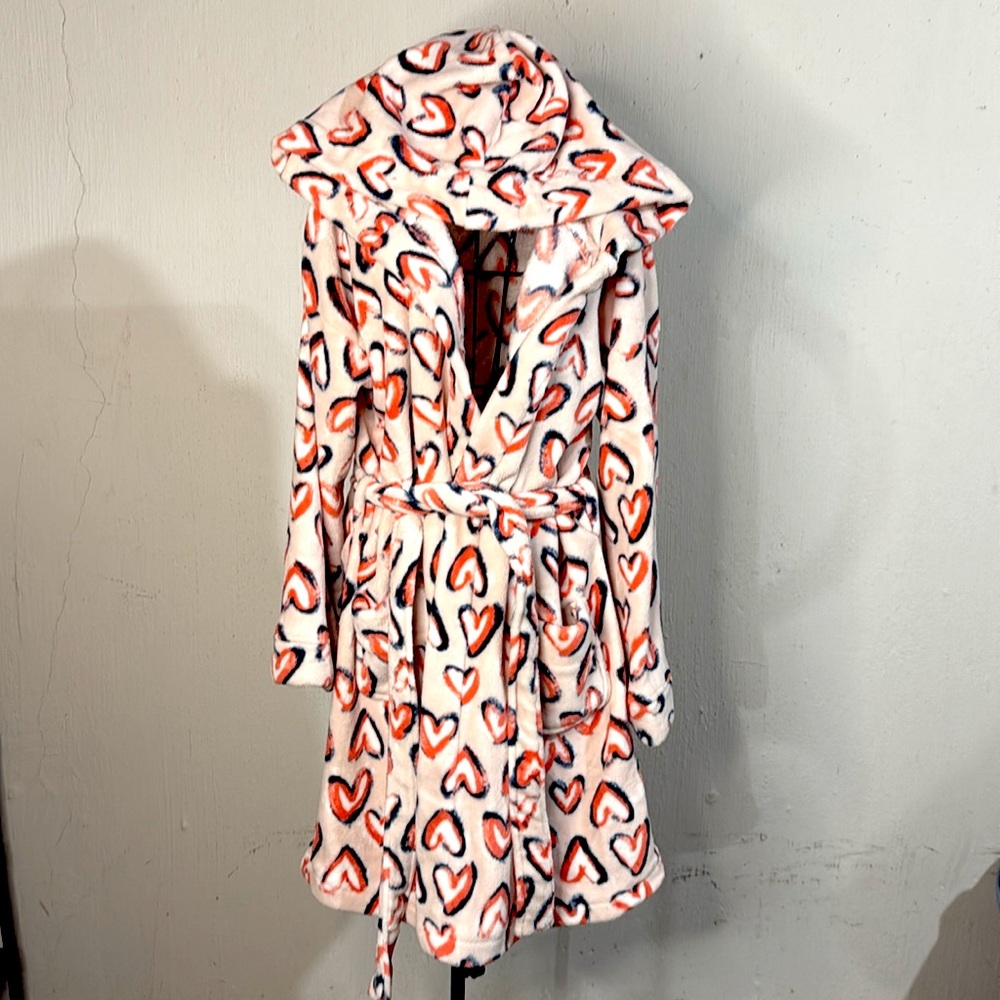 Vera Bradley Hooded Heart Robe L/XL
